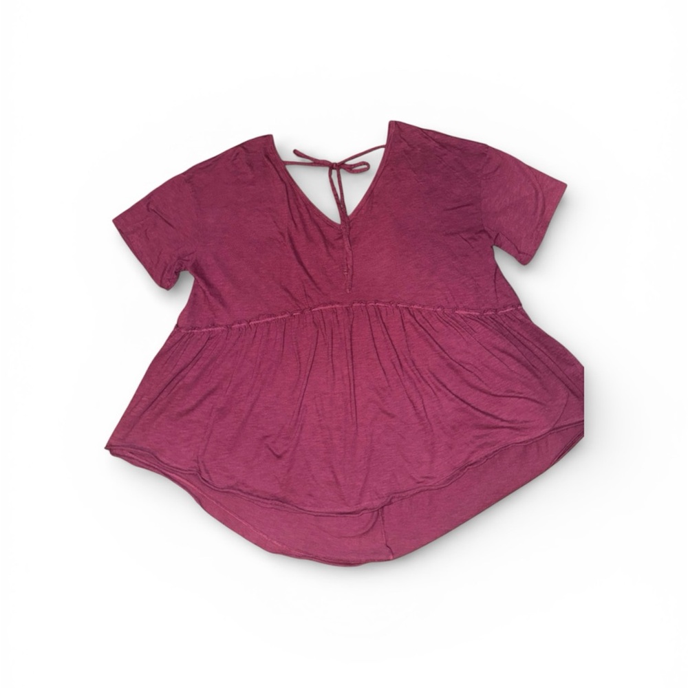 SO Women's Plum Short Sleeve Top